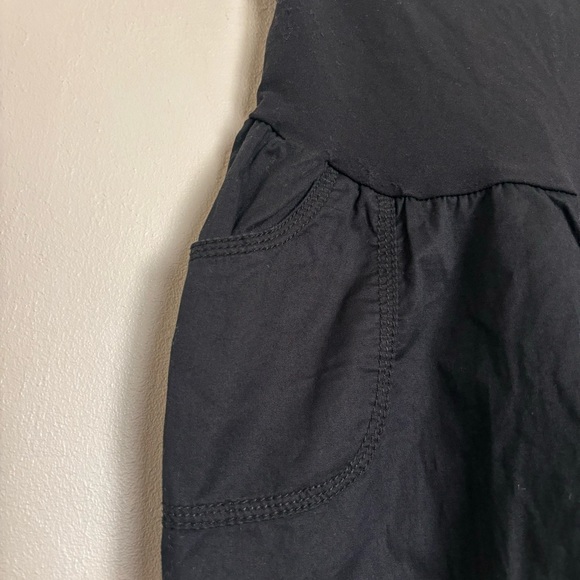 Motherhood Maternity Shorts in Black Size Small NEW Cotton Stretch Belly Band - Picture 4 of 11